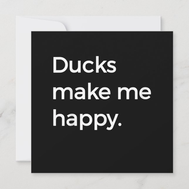 Convite Pato Amor Eu Amo Patos Pet Duck Farmer (Frente)