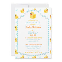 Pato de Borracha Sexo Neutro Aqua Amarelo