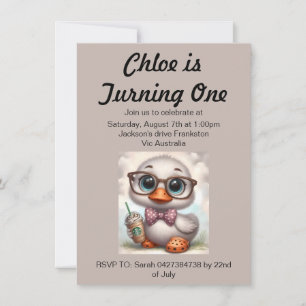 Convite Pato frappe em crocs