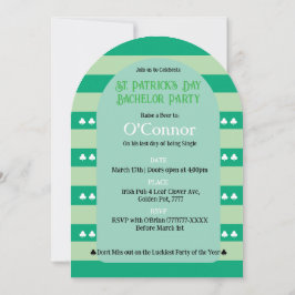 Convite Patrick LGBTQ+ Bachelor Party - Ruas da Irlanda e 