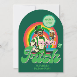 Convite Patrick LGBTQ+ Bachelor Party - Ruas da Irlanda e 