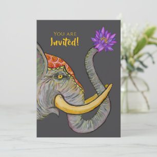 Convite Patrimônio do Sri Lanka pintado à mão