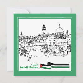 Convite Patrimônio Palestiniano e Esperança: Voltaremos
