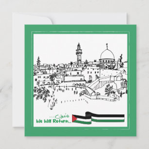 Convite Patrimônio Palestiniano e Esperança: Voltaremos