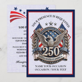 Convite Patriotic Semiquincentennial