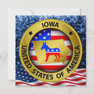 Convite Patriótico do Iowa - srf