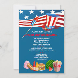 Convite Patriótico do Partido da Celebração de 4 de julho