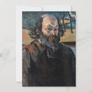 Convite Paul Cezanne - Autorretrato