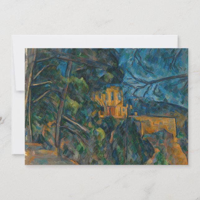 Convite Paul Cezanne - Castelo Negro (Frente)