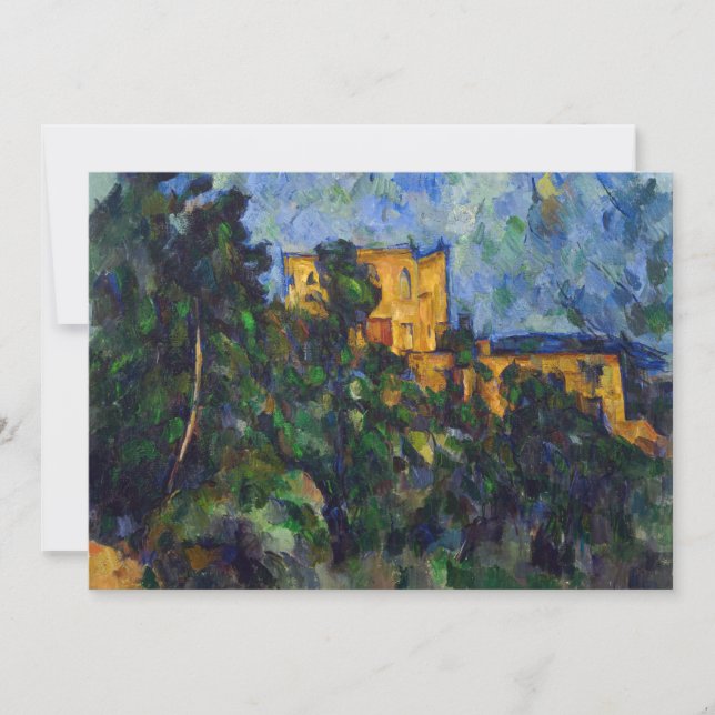 Convite Paul Cezanne - Castelo Negro (Frente)