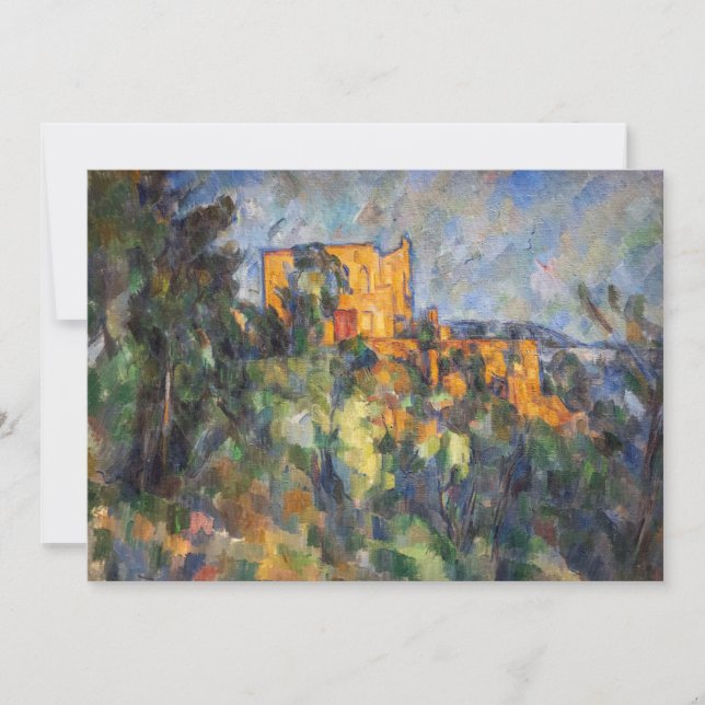 Convite Paul Cezanne - Chateau Noir (Frente)