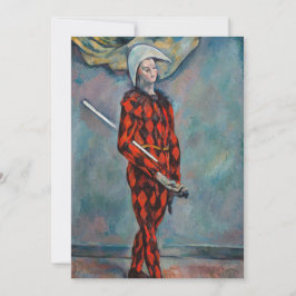 Convite Paul Cezanne - Harlequin