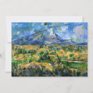 Convite Paul Cezanne - Mont Sainte-Victoire