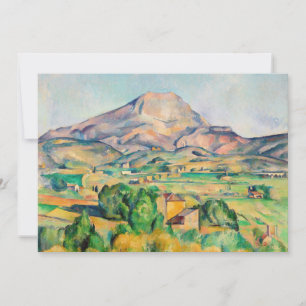 Convite Paul Cezanne - Mont Sainte-Victoire