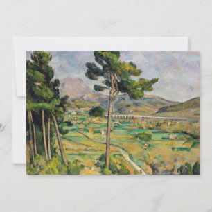 Convite Paul Cezanne - Mont Sainte-Victoire e Viaduto