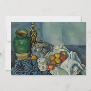 Convite Paul Cezanne - Natureza Morta com Maçãs