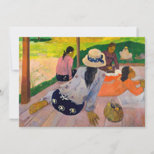 Convite Paul Gauguin - A Sesta