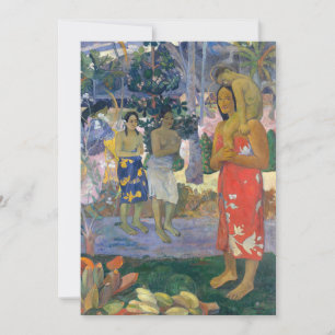 Convite Paul Gauguin - Ave Maria / Ia Orana Maria