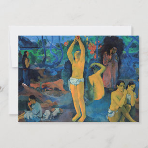 Convite Paul Gauguin - De Onde Viemos?