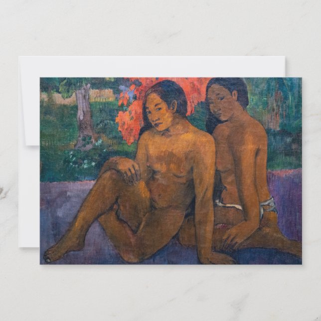 Convite Paul Gauguin - E o Ouro dos Seus Corpos (Frente)