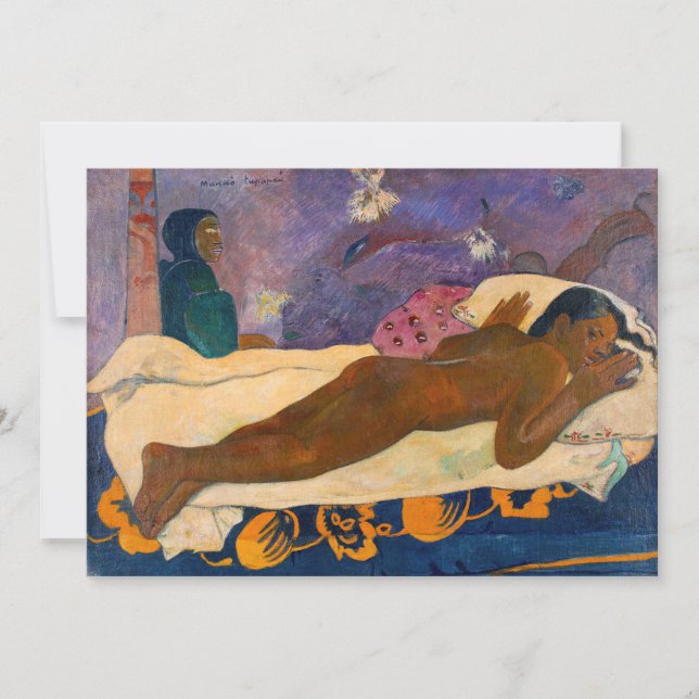 Convite Paul Gauguin - Espírito dos Mortos Velando (Frente)