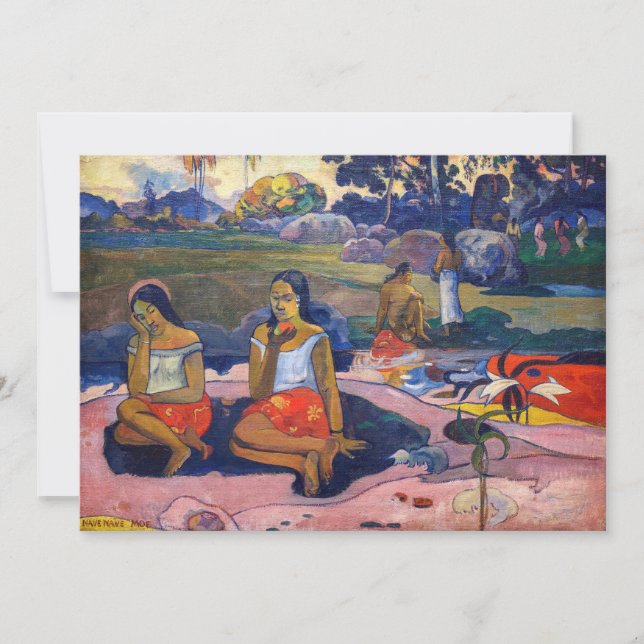 Convite Paul Gauguin - Primavera sagrado, sonhos doces (Frente)