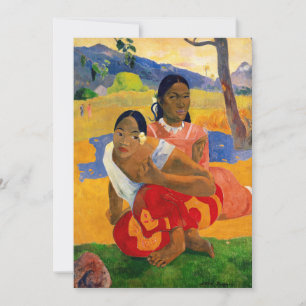 Convite Paul Gauguin - Quando Você Irá se Casar?