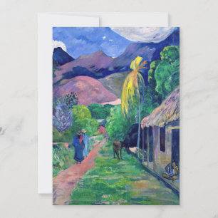 Convite Paul Gauguin - Rua do Taiti