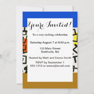 Convite Paul Klee Rich Harbor Abstrato Expressionismo