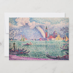 Convite Paul Signac - Arco-Íris, Veneza
