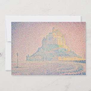 Convite Paul Signac - Mont Saint Michel, Névoa e Sol