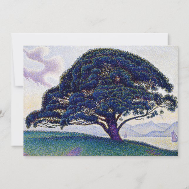 Convite Paul Signac - O Pinheiro Bonaventure (Frente)