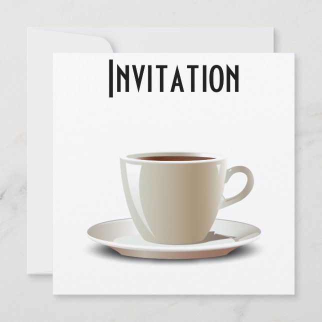 Convite Pausa para o café! (Frente)