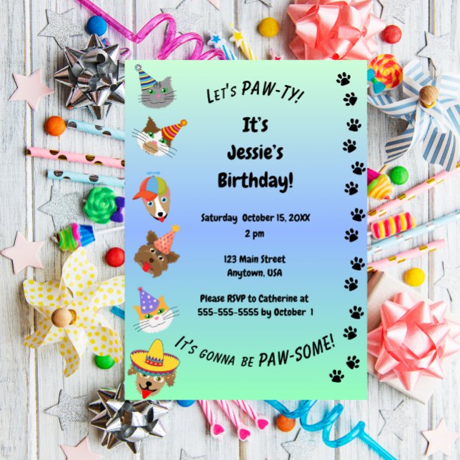 Convite PAW-ty do vamos (Criador carregado)