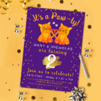 Pawple Pawple Orange Twin Friend Kitten Party