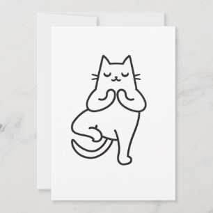 Convite Paws and Poses: design de amante de gatos do Felin