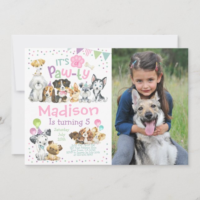 Convite Pawty (Frente)