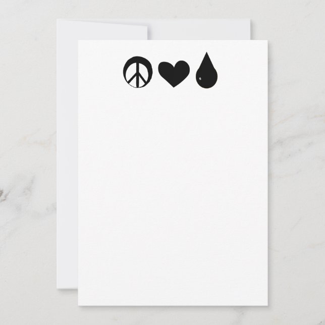 Convite Paz, amor e notecas Colostrum (Frente)