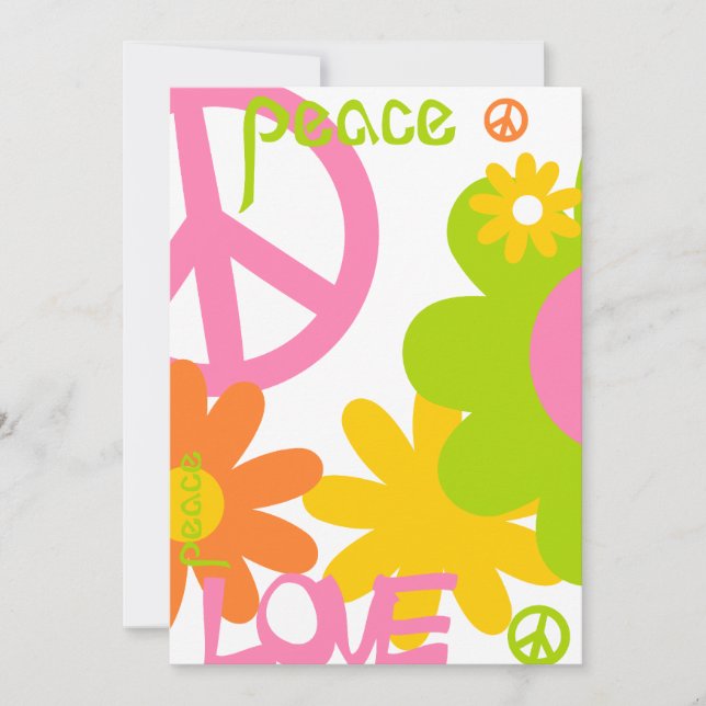 Convite Paz, Amor e Partido - Sem Texto (Frente)