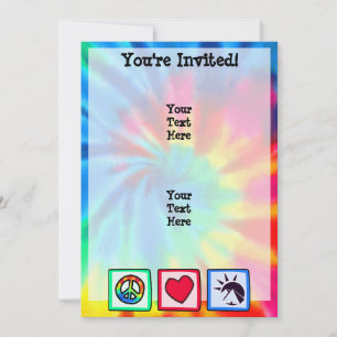 Convite Paz, amor, egípcios