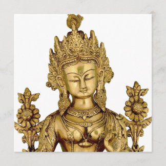 Convite Paz budista da arte de Tibet da ioga da deusa de