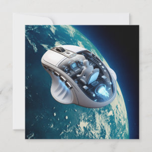 Convite PC Mouse-Spacecraft: Clique em Earth Orbit.