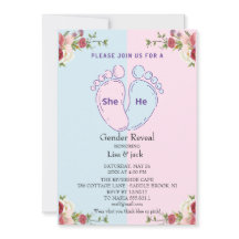 pé-bebê rosa ou azul