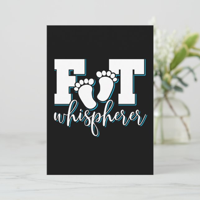 Convite Pé-Sussuro - Podiatra-Pé-Doutor (Em pé/Frente)