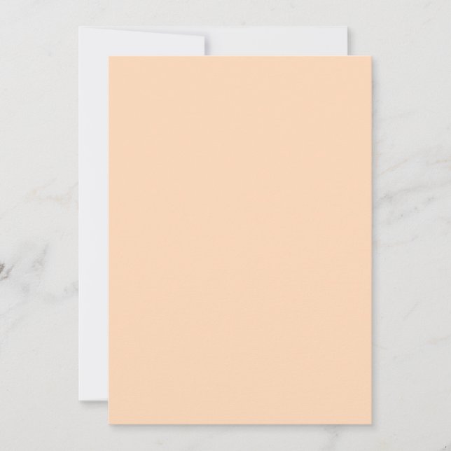 Convite Peach Color (Frente)