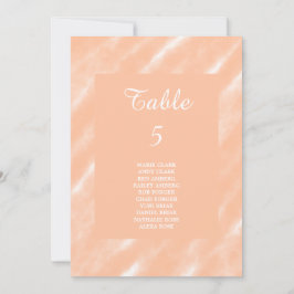 Convite Peach Fuzz Color Watercolor Abstrato Patterno