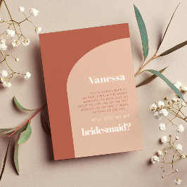Convite Peach Terracotta - Ponto de proposta