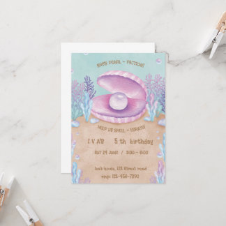 Convite Pearl-fecção