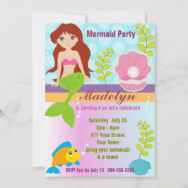 Convite Pearl Mermaid Piscina