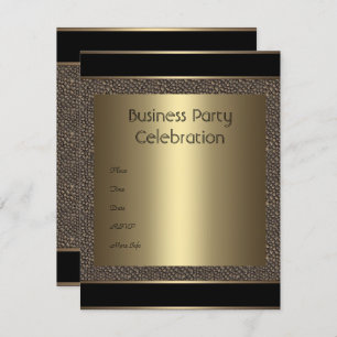 Convite Pebble de Bronze Preto-Castanho